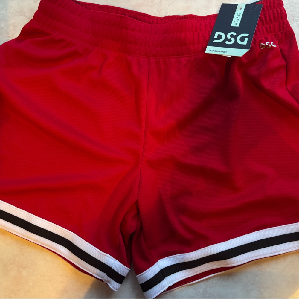 DSG Women's Vibrant Red Athletic Shorts